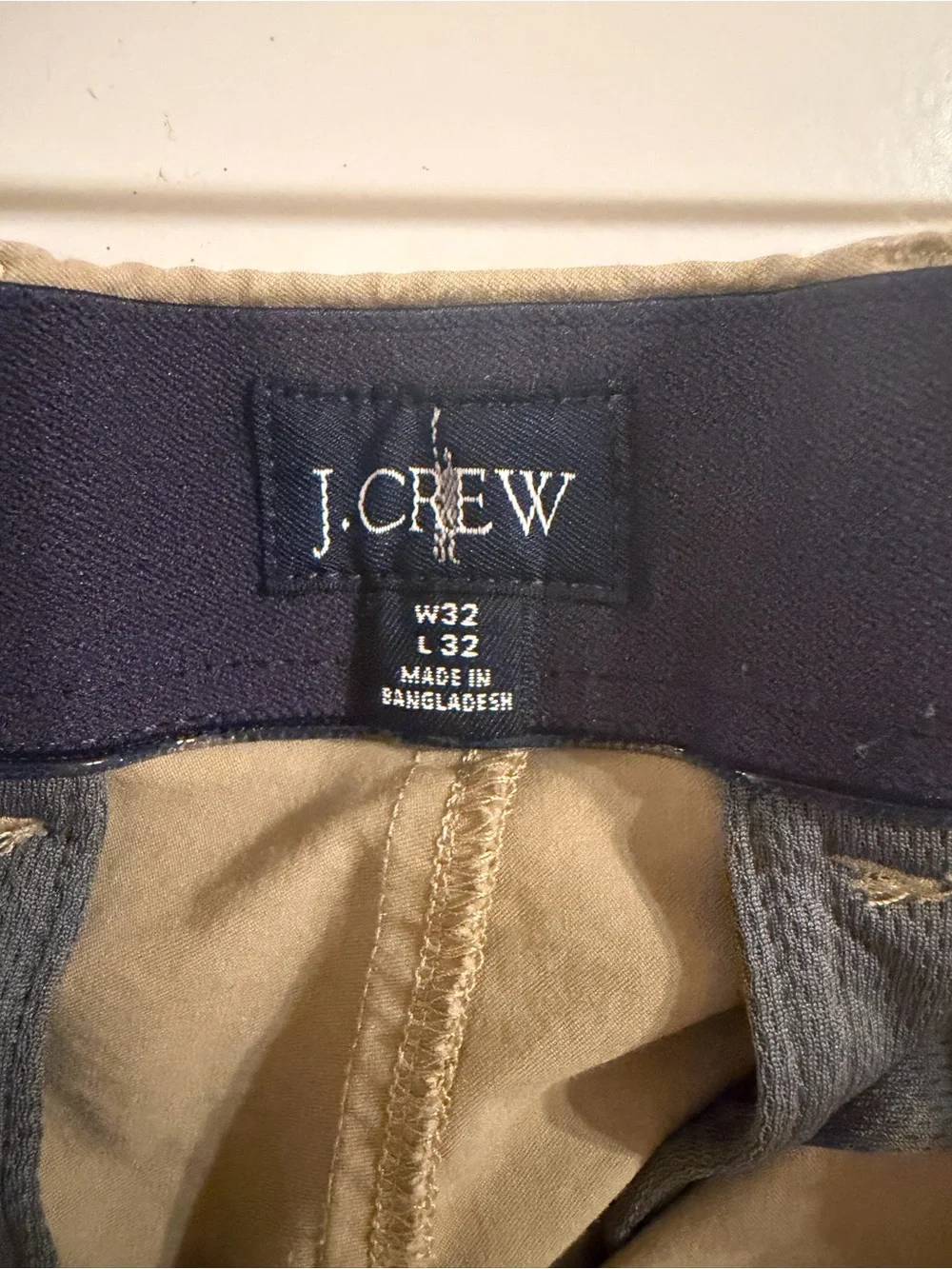 J Cre Classic Men's Tech Chino Pants in Khaki